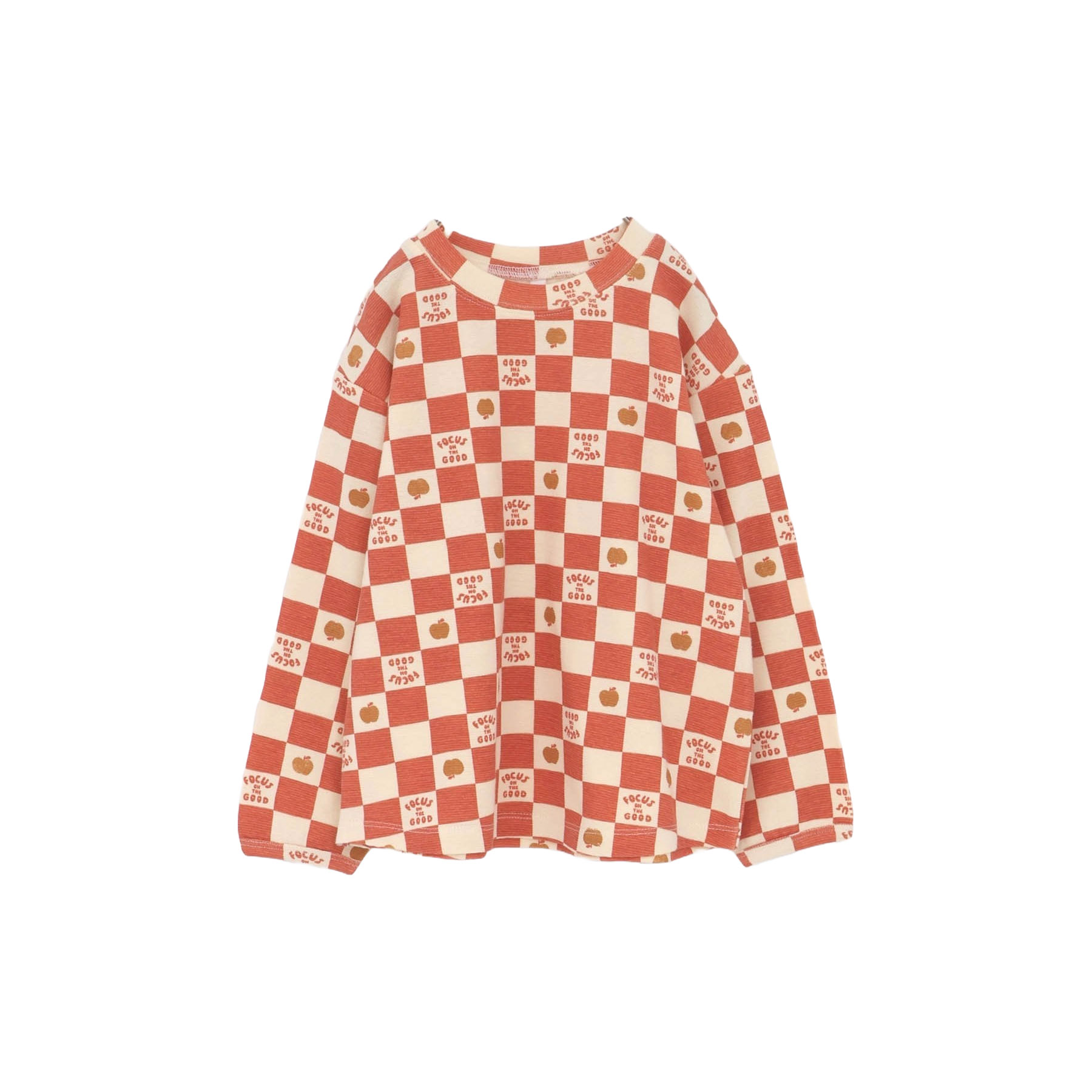 p.premier 子供服 ヘビロテしたくなる 総柄 長袖 ストレッチ Tシャツ  