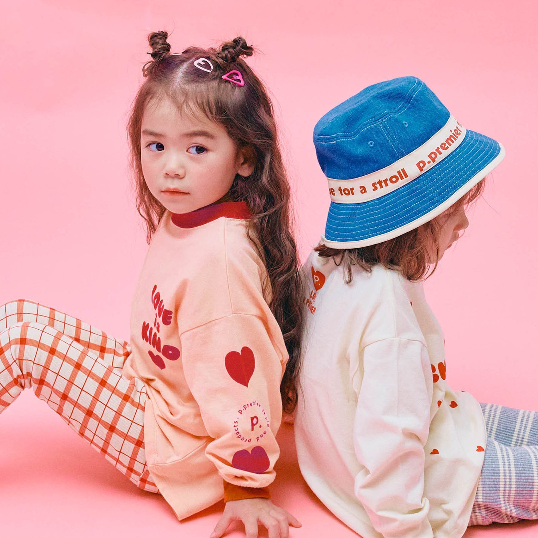 p.premier（ピードットプルミエ） セール 子供服 ハートデザイン 長袖T