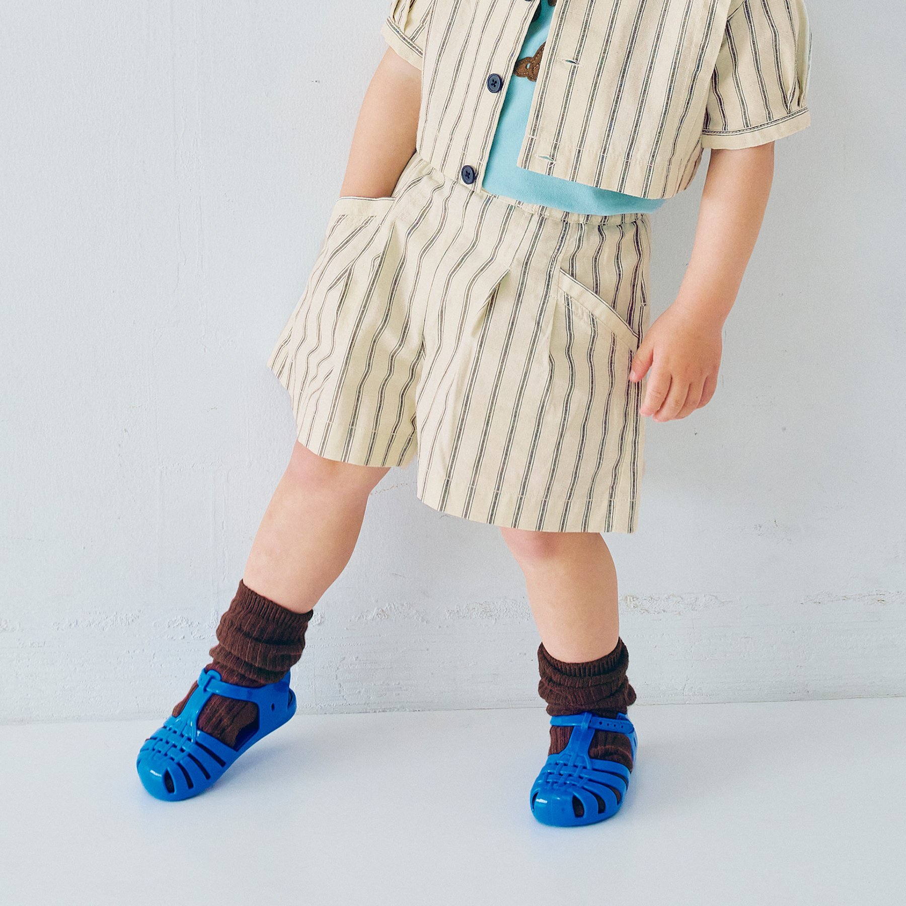p.premier（ピードットプルミエ） 子供服 タック キュロット ハーフ