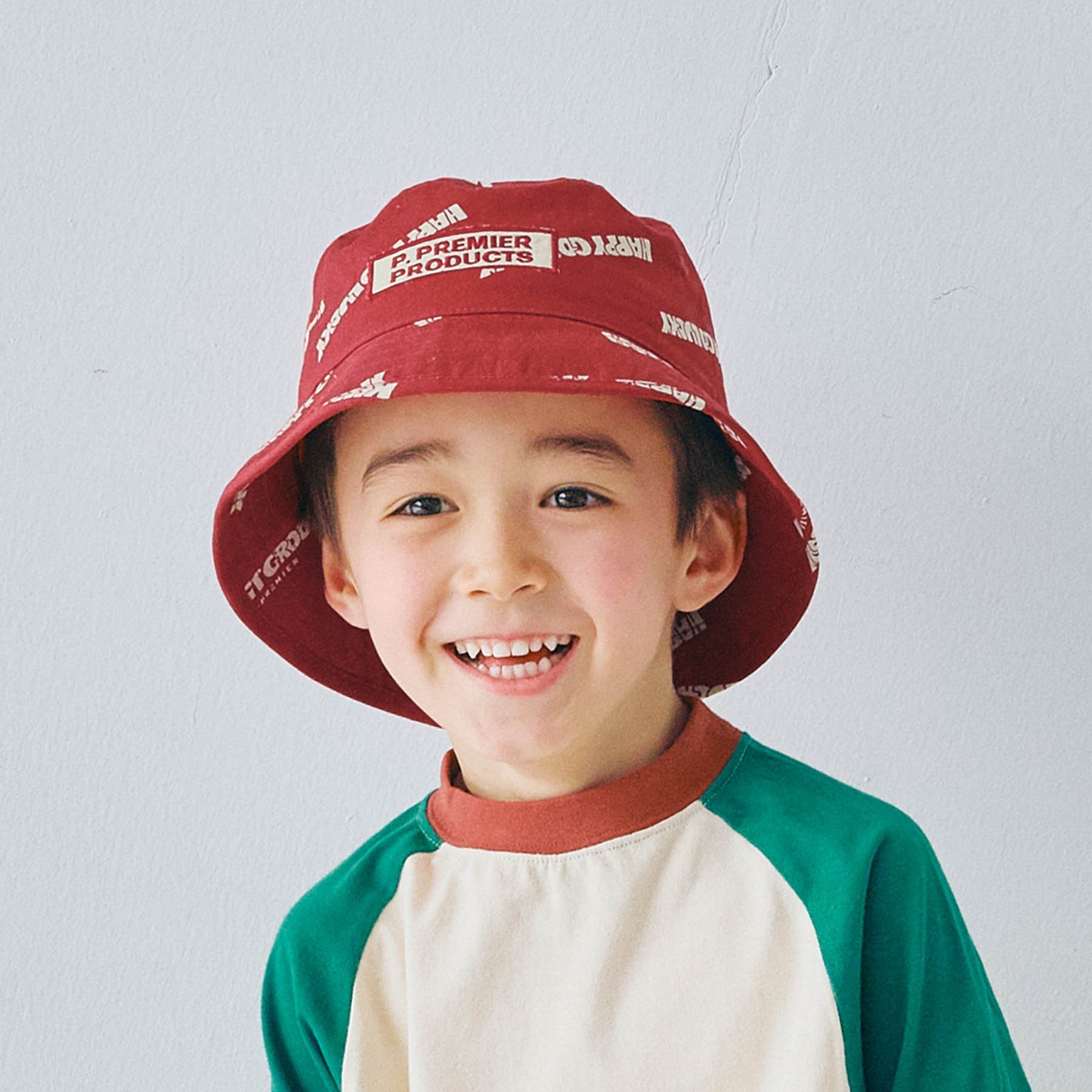 p.premier（ピードットプルミエ） 子供服 総柄 ハットキッズ 男の子