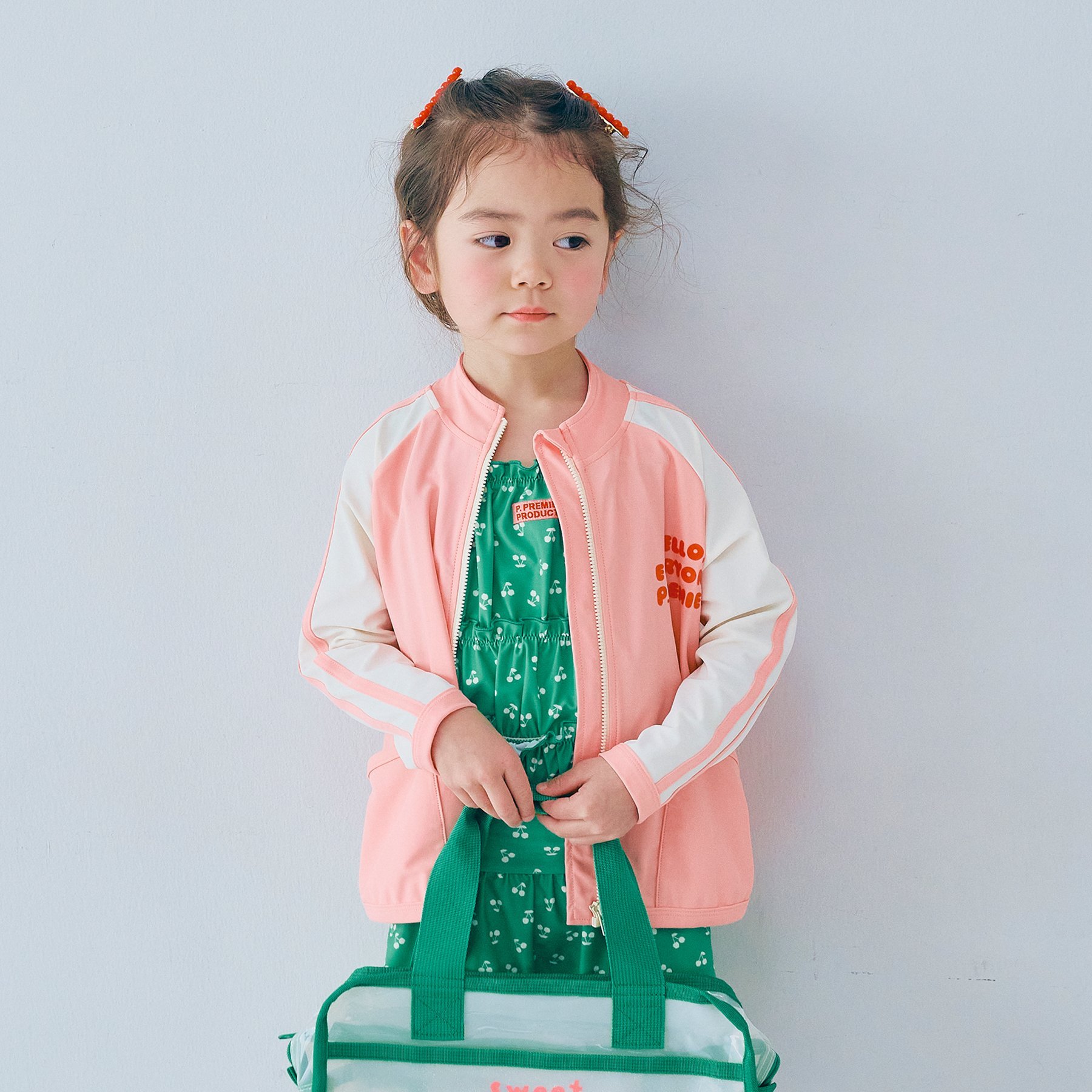 p.premier（ピードットプルミエ） セール 子供服 袖ライン ジップ