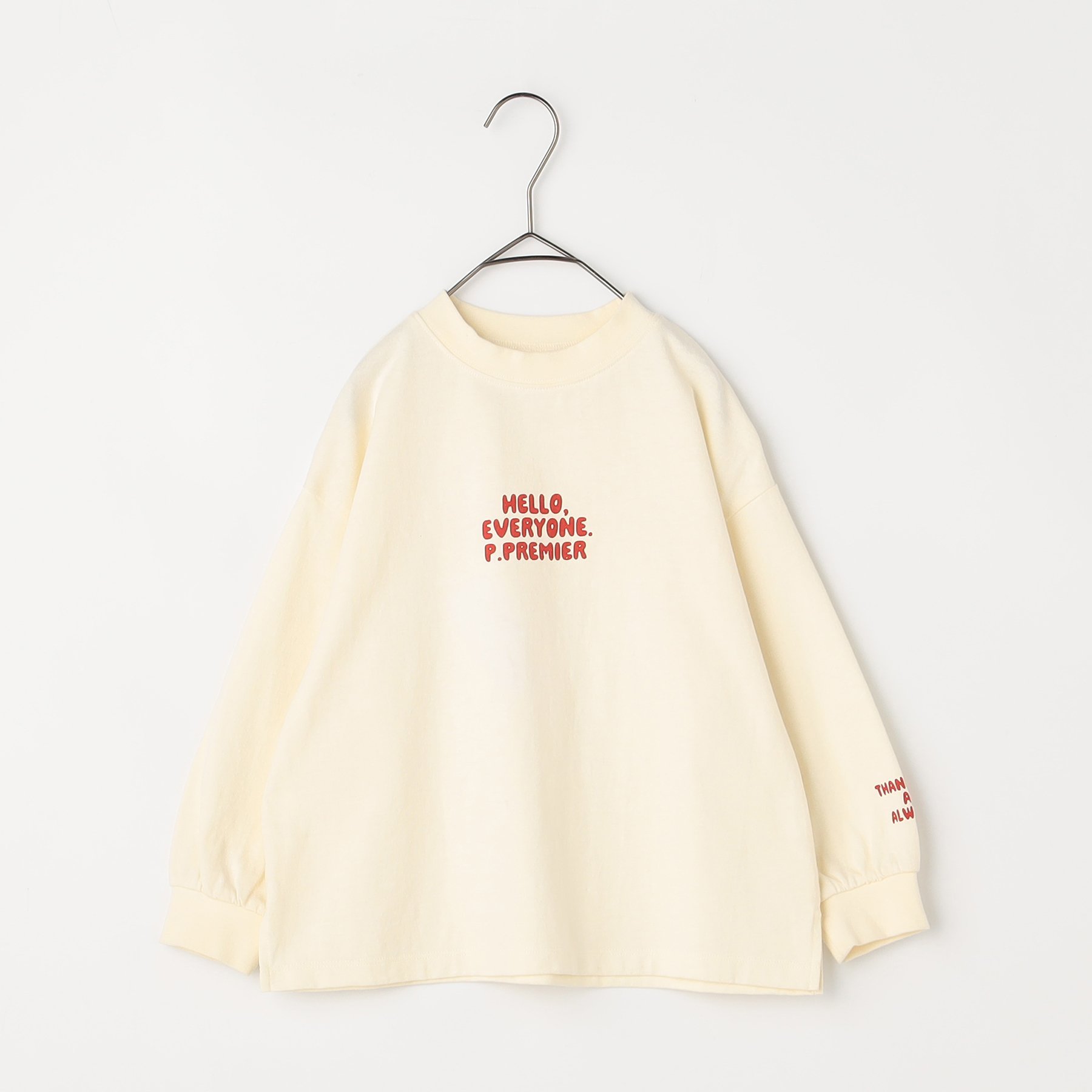 子供服 p.premier ピードットプルミエ イロチ買いしたい ナンバリングとロゴの 長袖 Tシャツ  ベビー シンプル かわいい カジュアル 2025秋冬 | p.premier | 05