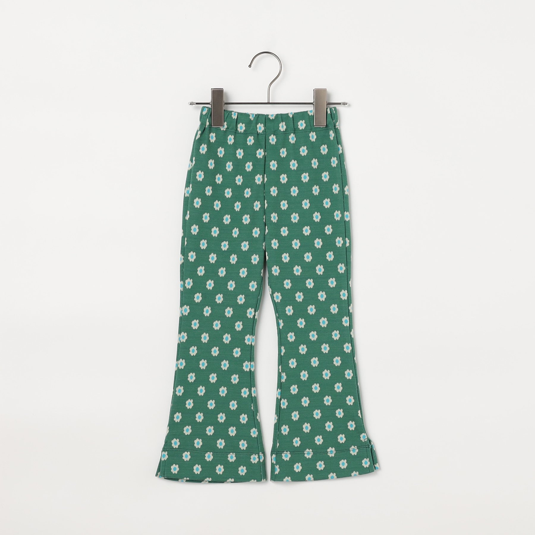 クーポンで最大２０％OFF セール 子供服 p.premier ピードットプルミエ 総柄 ジャガード 裾スリット フレアパンツ キッズ ベビー パンツ  秋物 新作  2025秋冬 | p.premier | 03