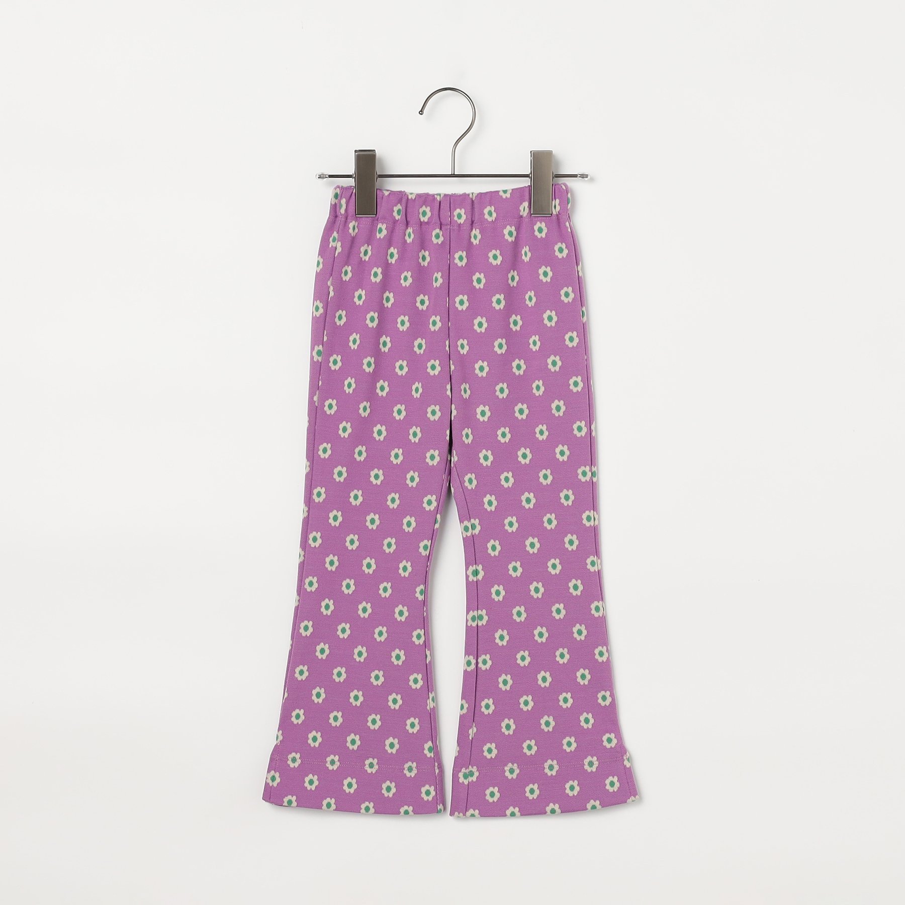 クーポンで最大２０％OFF セール 子供服 p.premier ピードットプルミエ 総柄 ジャガード 裾スリット フレアパンツ キッズ ベビー パンツ  秋物 新作  2025秋冬 | p.premier | 04