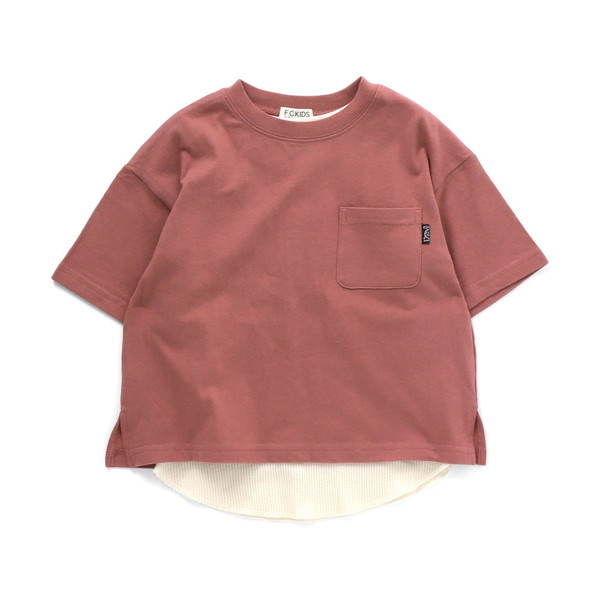 子供服 バック ロゴ 2P セット Tシャツ F.O.KIDS エフオーキッズ（半袖