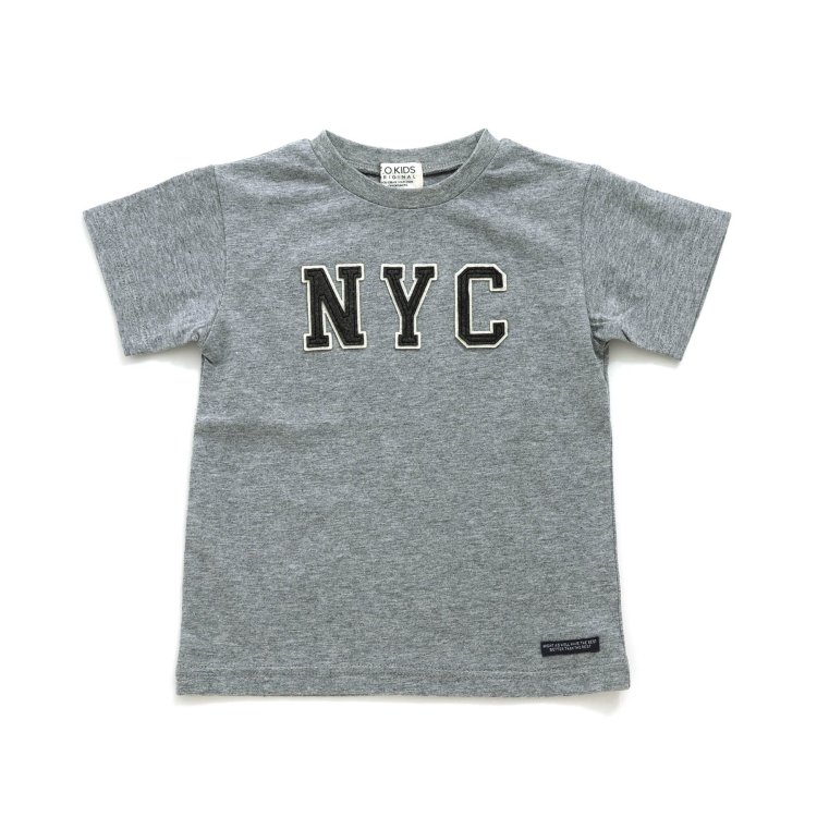 F.O.KIDS 子供服 アーチロゴ アップリケ Tシャツ キッズ 女の子