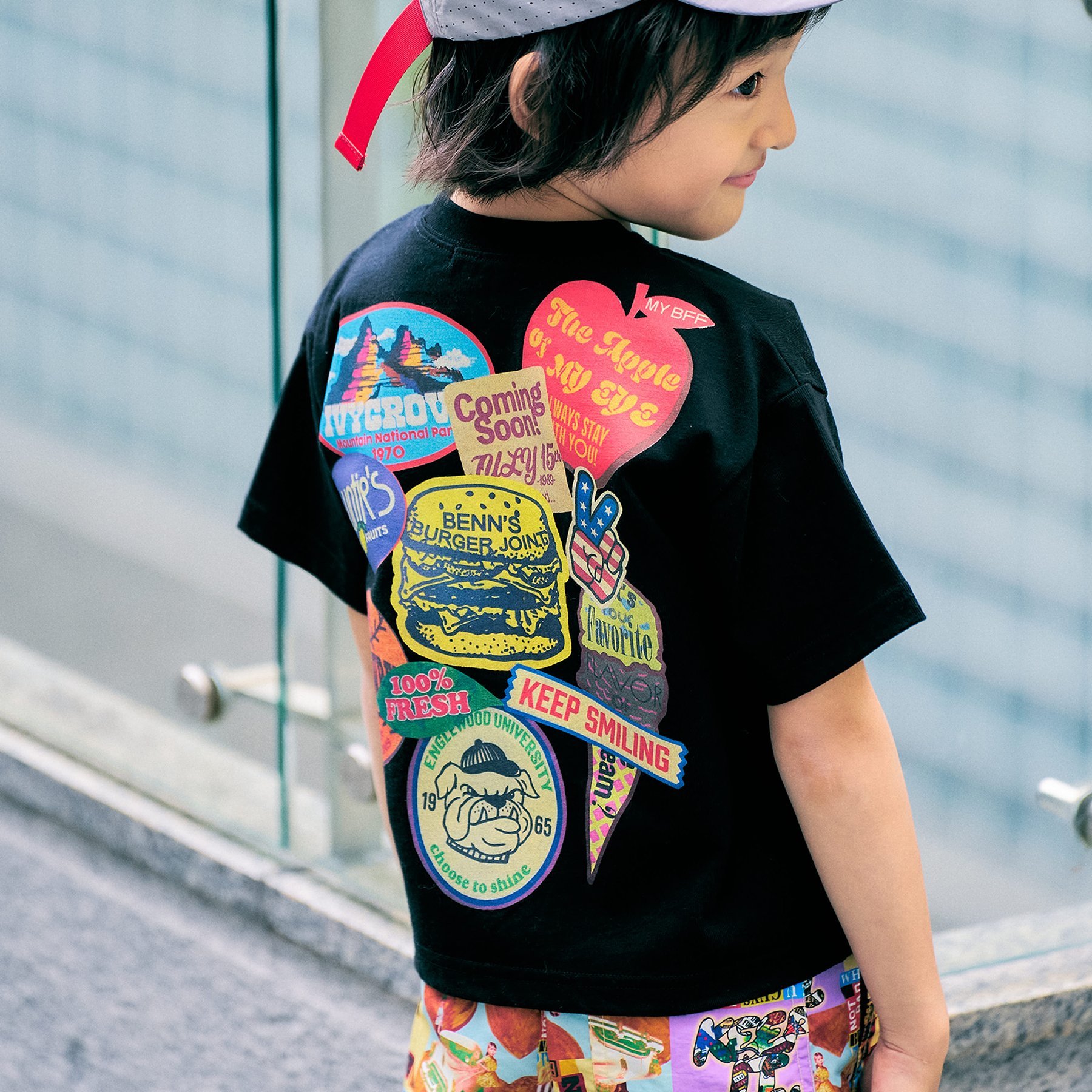 F.O.KIDS（エフオーキッズ） 子供服 バックプリント Tシャツ キッズ