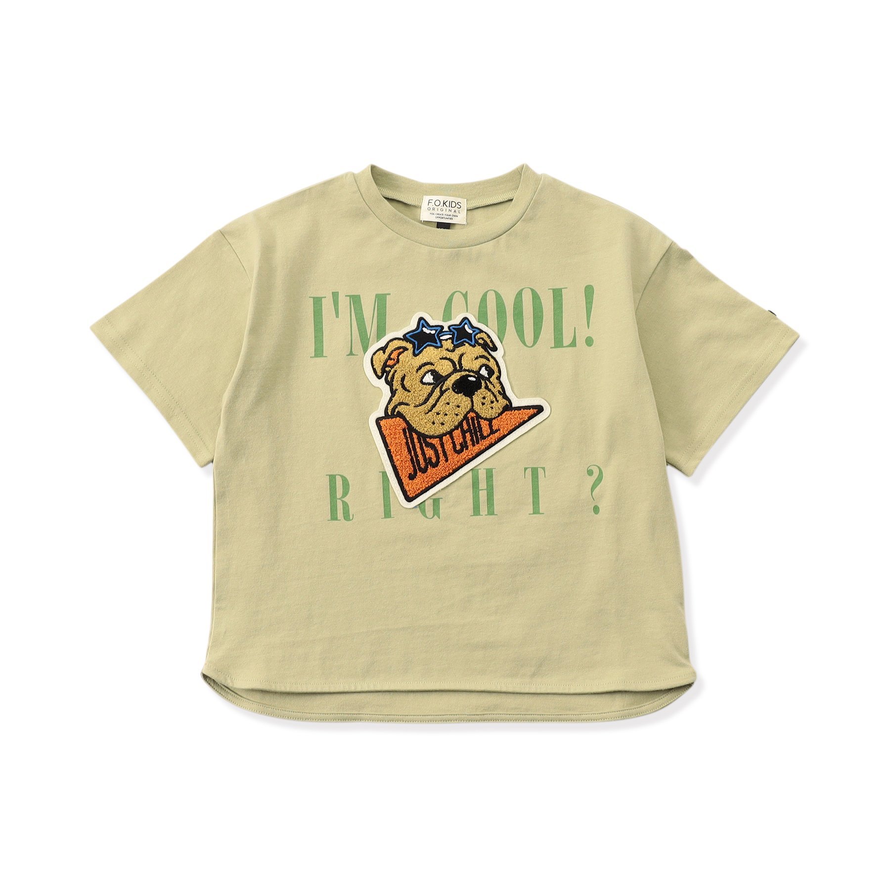 F.O.KIDS（エフオーキッズ） 子供服 3柄 サガラワッペン Tシャツ