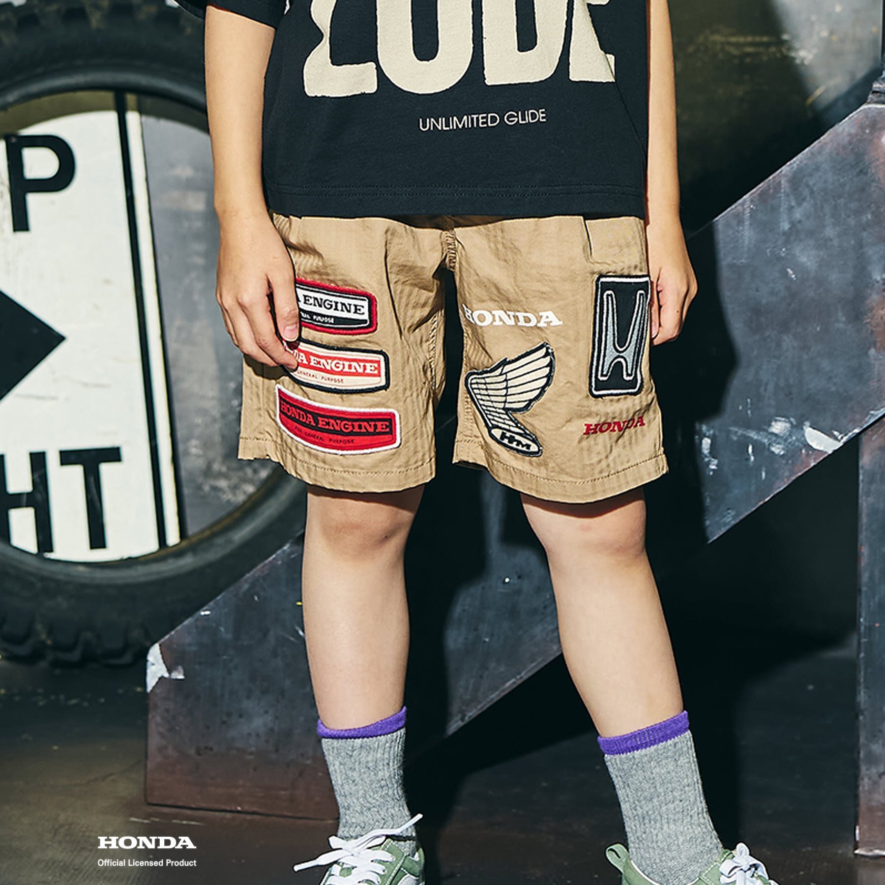 F.O.KIDS（エフオーキッズ） 子供服 Hondaコラボ ハーフパンツ キッズ
