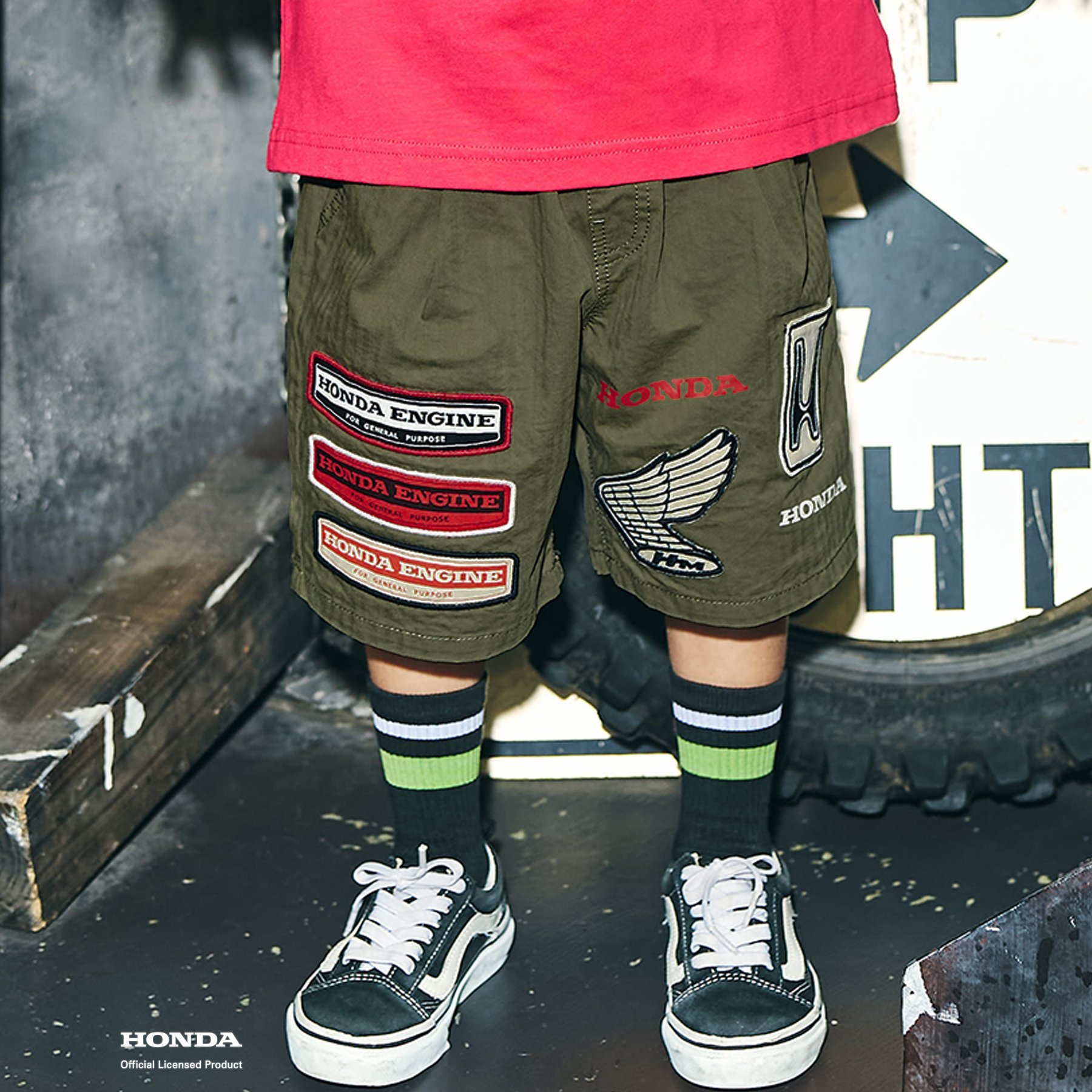 F.O.KIDS（エフオーキッズ） 子供服 Hondaコラボ ハーフパンツ キッズ