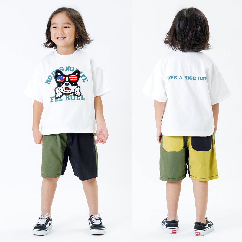 子供服 F.O.KIDS ウエストコード ハーフ パンツ 5分丈 キッズ 女の子 