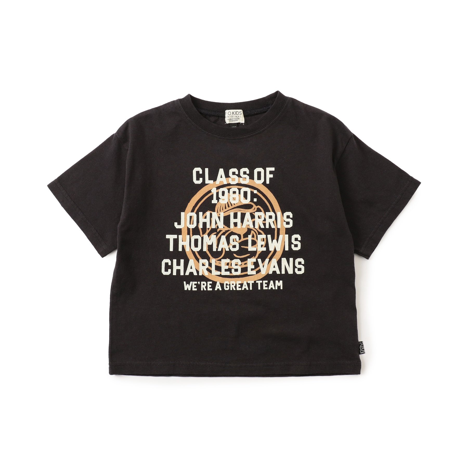 F.O.KIDS 子供服 エフオーキッズ 5色5柄 カレッジ Tシャツ