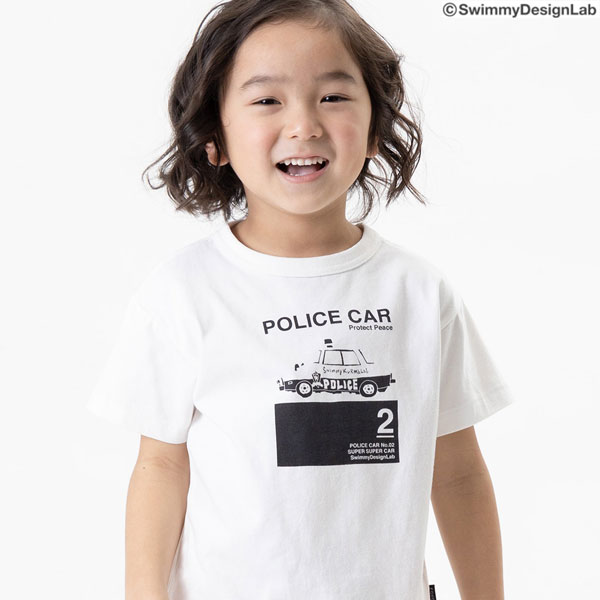 F.O.KIDS 子供服 働く車 BOX アート Tシャツ キッズ 女の子