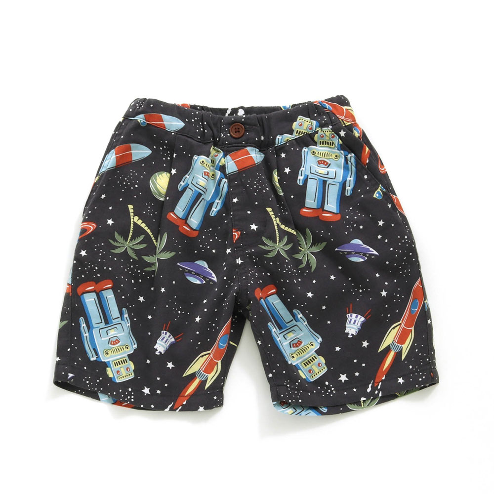 子供服 F.O.KIDS エフオーキッズ ALOHA SHORTS パンツ 5分丈男の子 女の子 ズ...