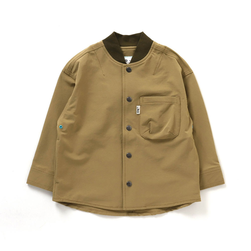 F.O.KIDS（エフオーキッズ） 子供服 F.O.KIDS JRDコラボ リブ襟 シャツ