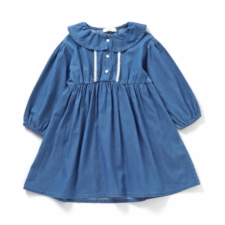 Seraph（セラフ） 子供服 ラッフルカラー ワンピース キッズ スカート