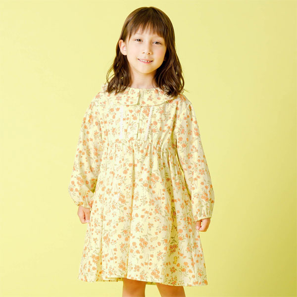 Seraph（セラフ） 子供服 ラッフルカラー ワンピース キッズ スカート