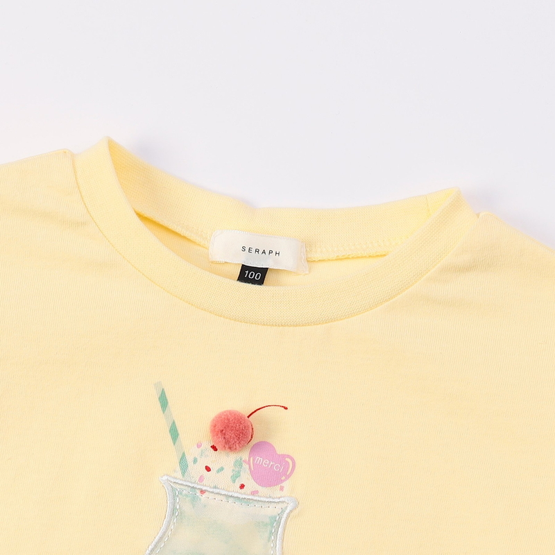 2025夏 Seraph セラフ 夏のスイーツ モチーフ Tシャツ キッズ 女の子