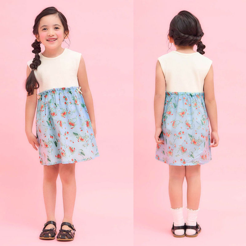 Seraph（セラフ） 子供服 ドッキング ワンピース キッズ スカート