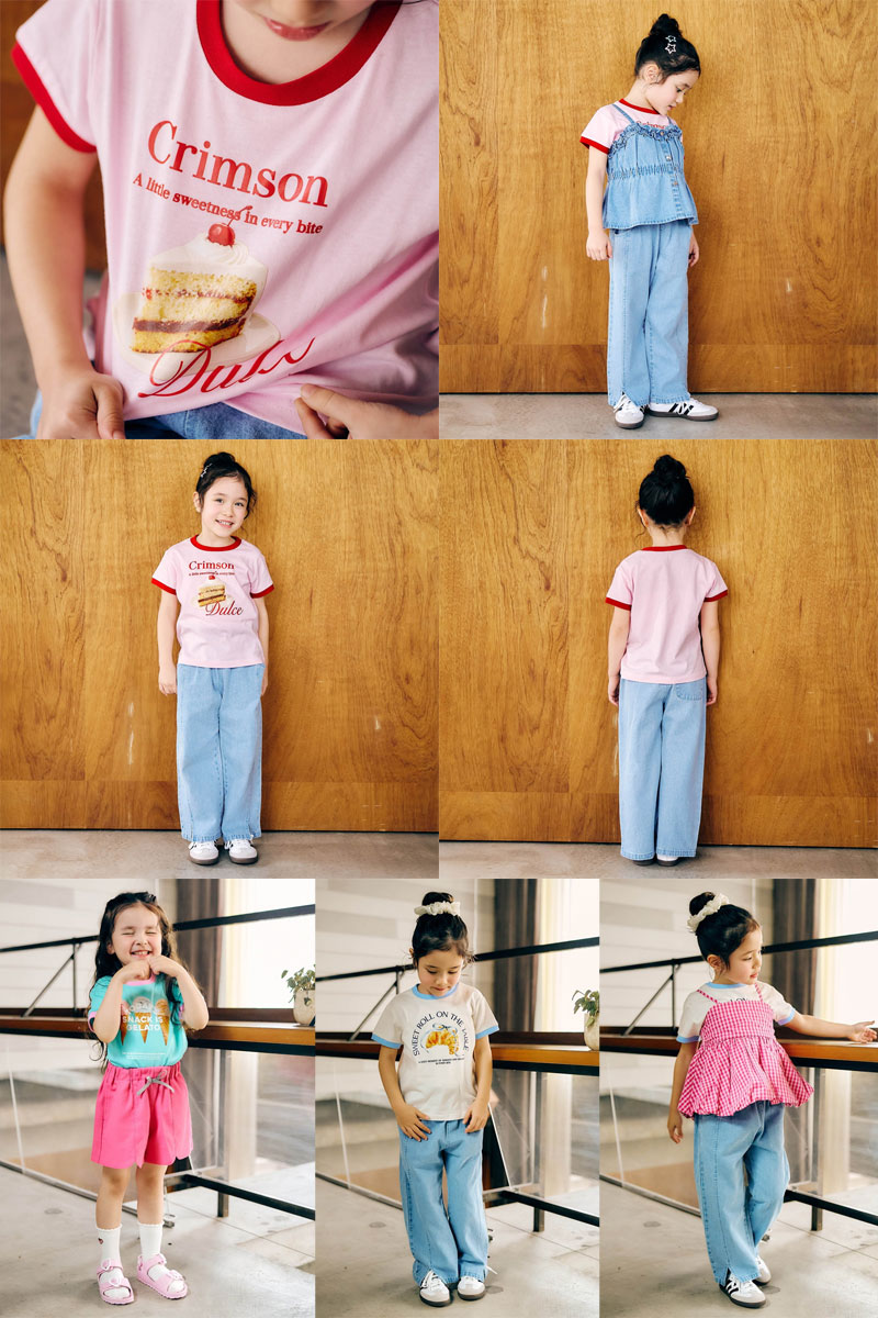 apres les cours（アプレレクール） 子供服 WEB限定4柄 転写モチーフ T