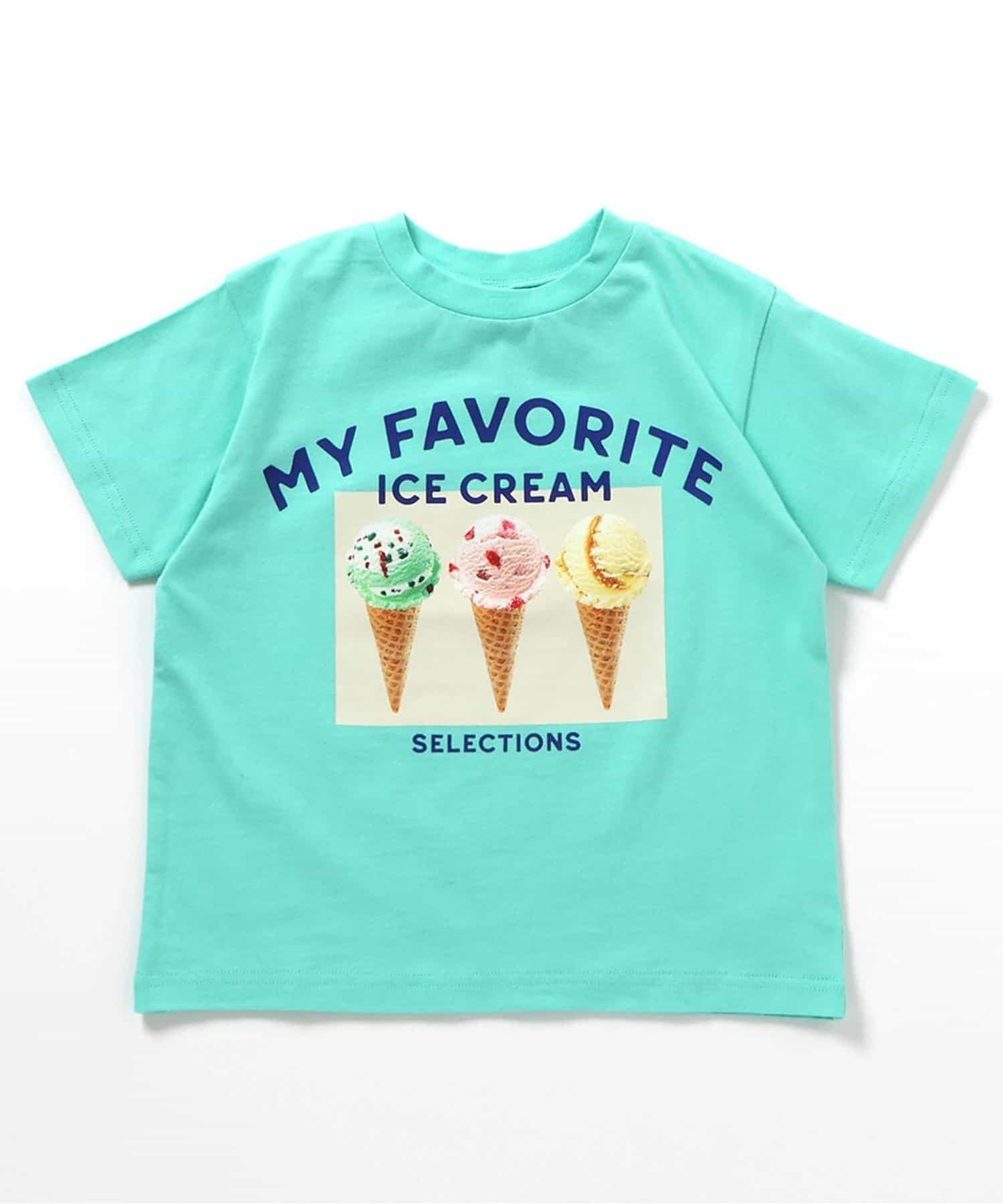 子供服 apres les cours アプレレクール サーティワンアソート Tシャツ 男の子 女の子 キッ 半袖 トップス アイスクリーム おしゃれ かわいい 2025夏 | apres les cours | 03