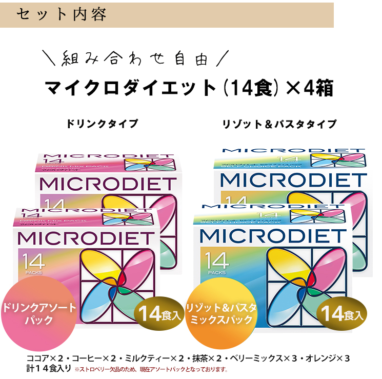 サニーヘルス マイクロダイエット14食4箱セット(7食3箱付き)/ 置き換え