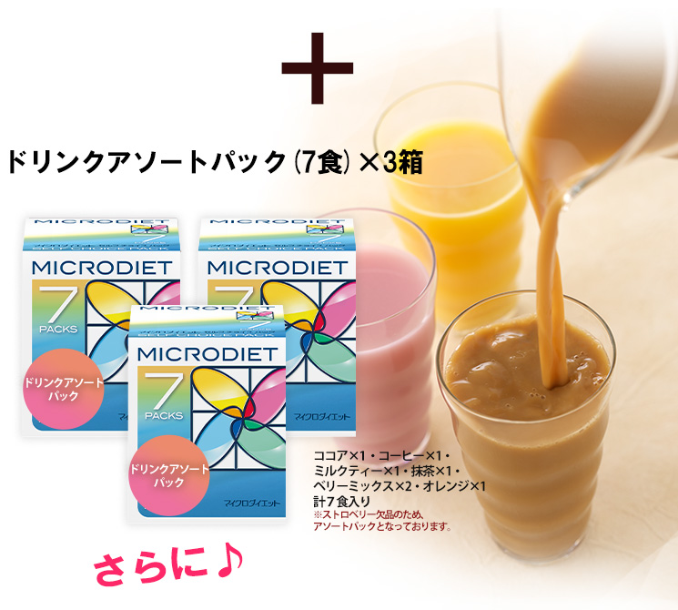 サニーヘルス マイクロダイエット14食4箱セット(7食3箱付き)/ 置き換え