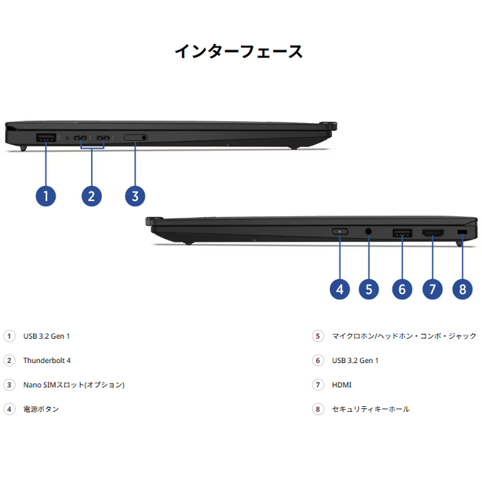 ThinkPad X Lenovo X1 Carbon Gen 13 ILL ノートPC 21NSCTO1WW