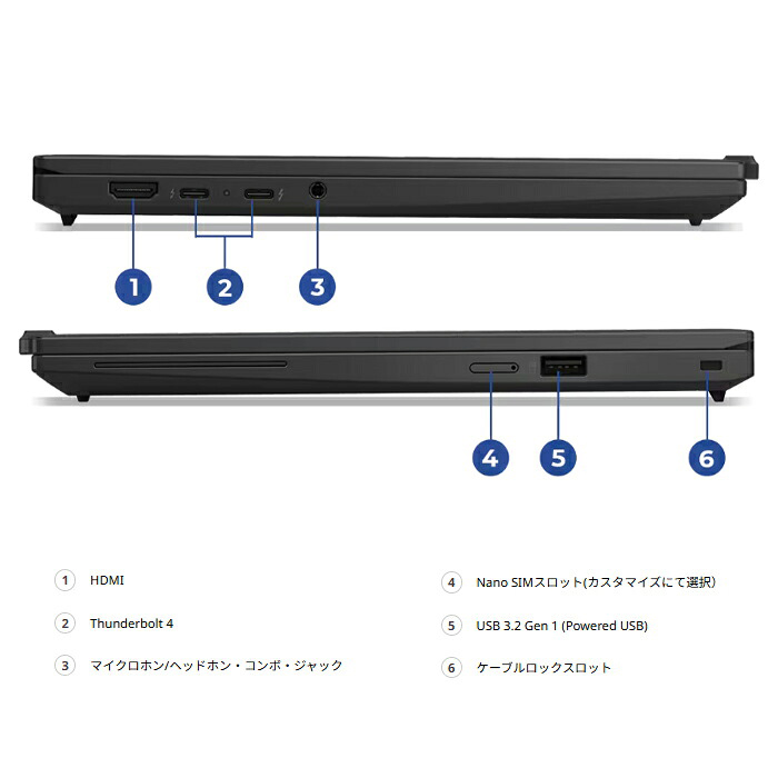 ThinkPad X Lenovo X13 Gen 6 ノートPC 21RKCTO1WW Windows11 Pro