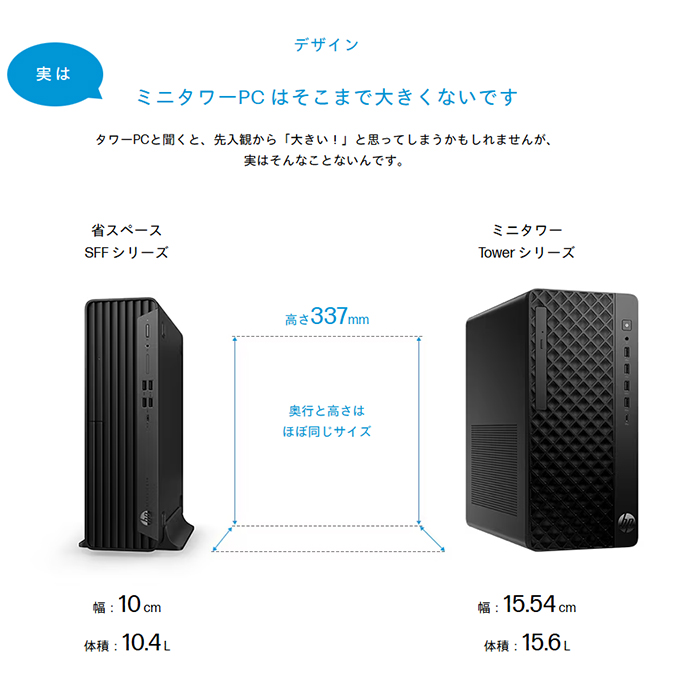 HP ProDesk 2 Tower G1a デスクトップPC B8KM7PA#ABJ Windows11 Pro Ryzen 7 8700G 16GB SSD512GB DVD対応 美品 メーカー展示品Sランクの画像