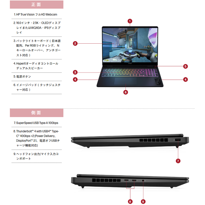 OMEN HP MAX 16-ah0061TX ゲーミング ノートPC BM3N9PA#ABJ Windows11