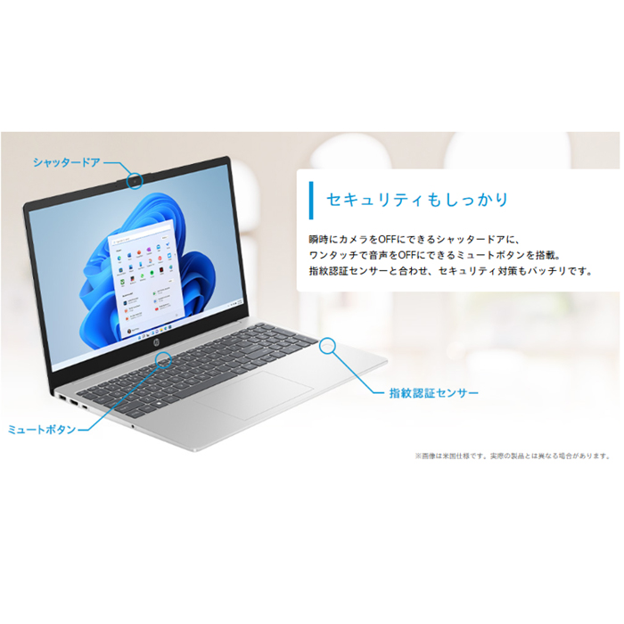 HP 15 15-fc1034AU ノートPC D05XTPA#ABJ Windows11 Ryzen 5 7530U
