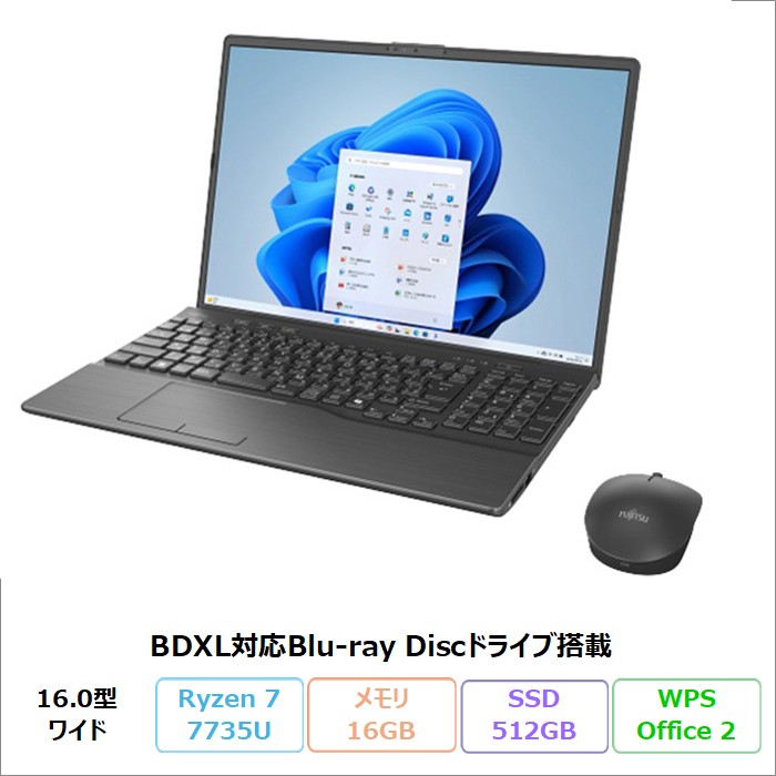 富士通 AH 53/B3 Win11pro SSD+SSD 16GB フルHD LIFEBOOK AH 富士通 AH53/J3 ノートPC FMVA53J3B Windows11 Office付き