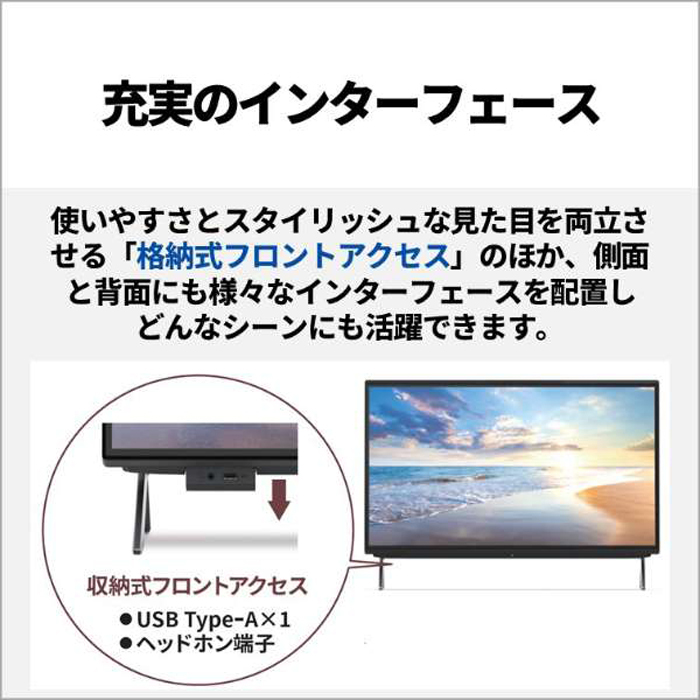 富士通 FMV F75-K1 一体型 デスクトップ FMVF75K1BA Win11 WPSOffice Core i7 1260P 16GB SSD512GB 23.8インチ 再生品Aランクの画像