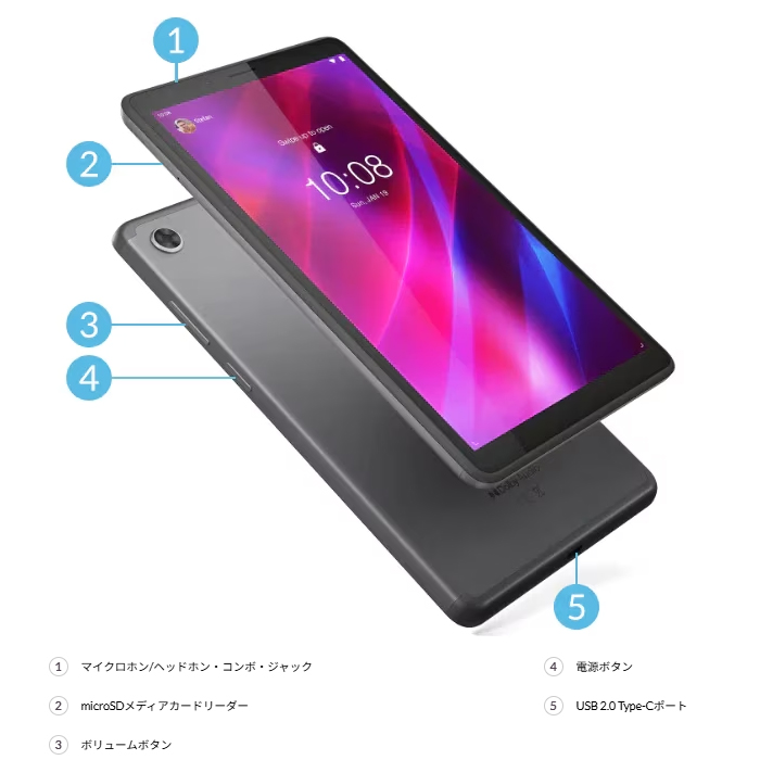 Lenovo（レノボ） Lenovo Tab M8 (3rd Gen) タブレット ZA870041JP