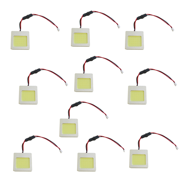 大人気 24v車専用 Ledルームランプ ホワイト 白 21mm 51mm Cob面発光 10個セット T10 Ba9s D31 3種類ソケット付き Led 基盤 トラック ダンプ Www iwearparts Com