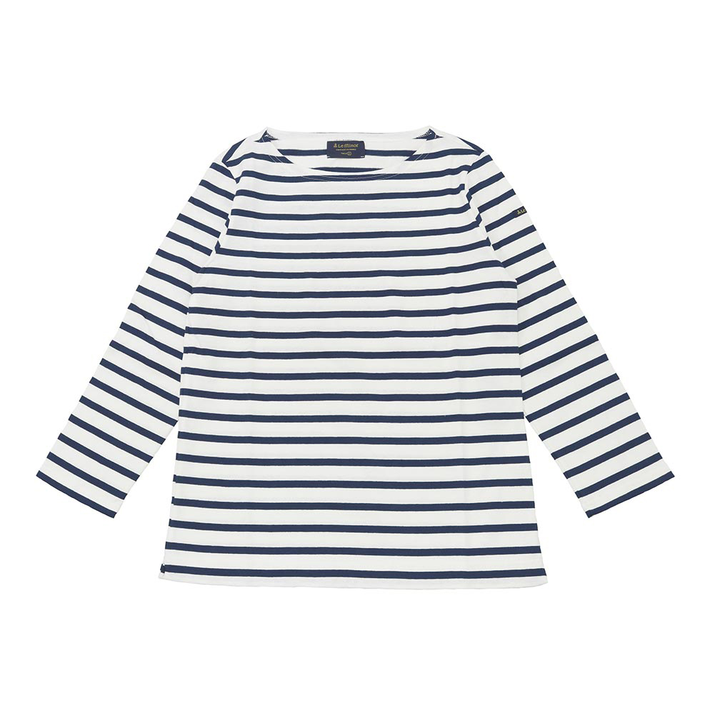 Le Minor（ルミノア） 8分袖ボーダーカットソー LEF995002 : MIDLAND