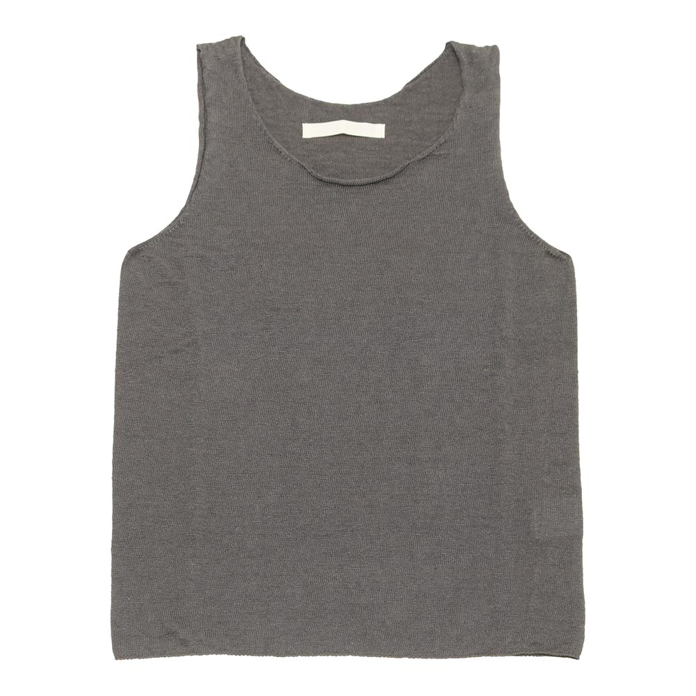 evam eva エヴァムエヴァ linen sleeveless E261K140の画像