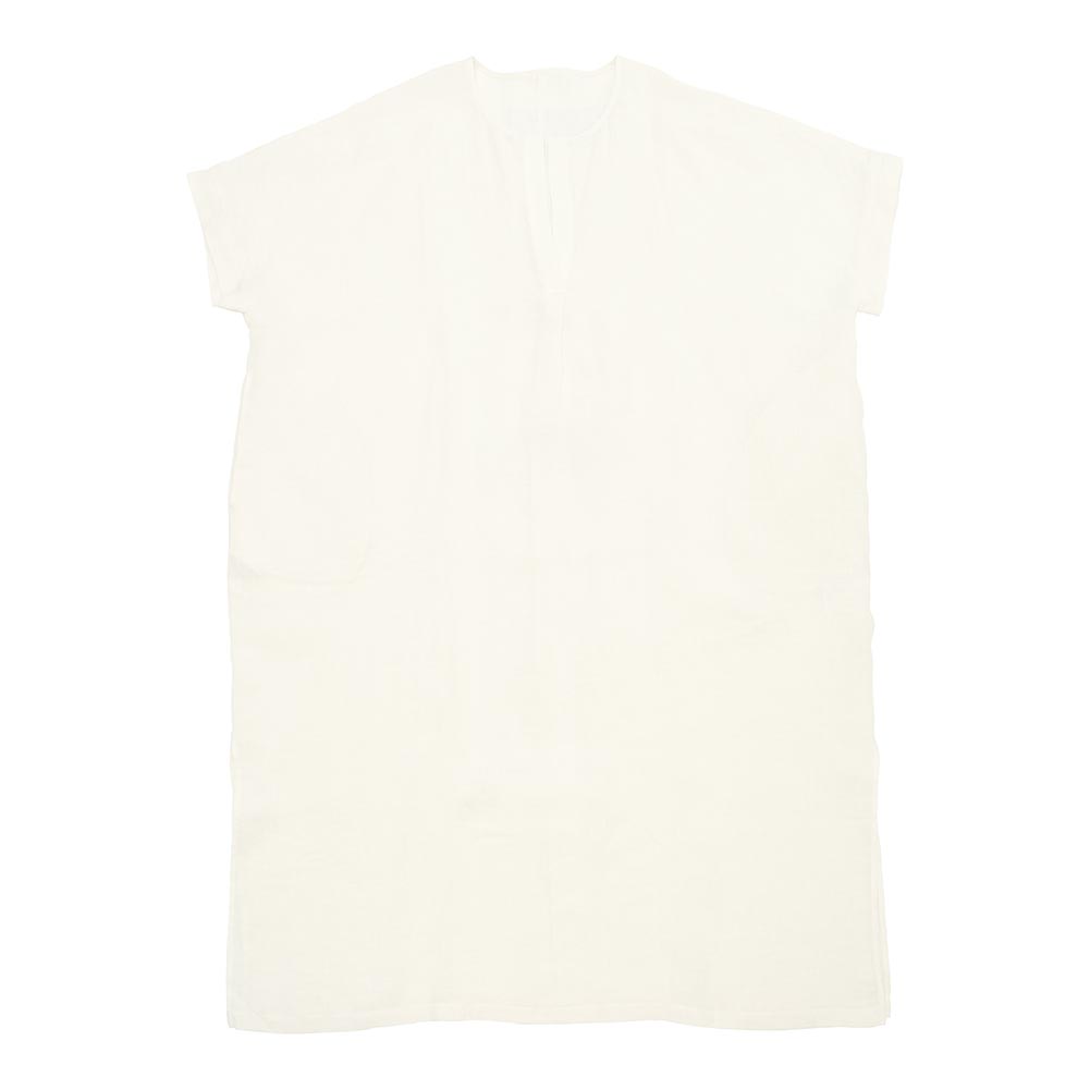 evam eva エヴァムエヴァ linen poncho E261T206_1