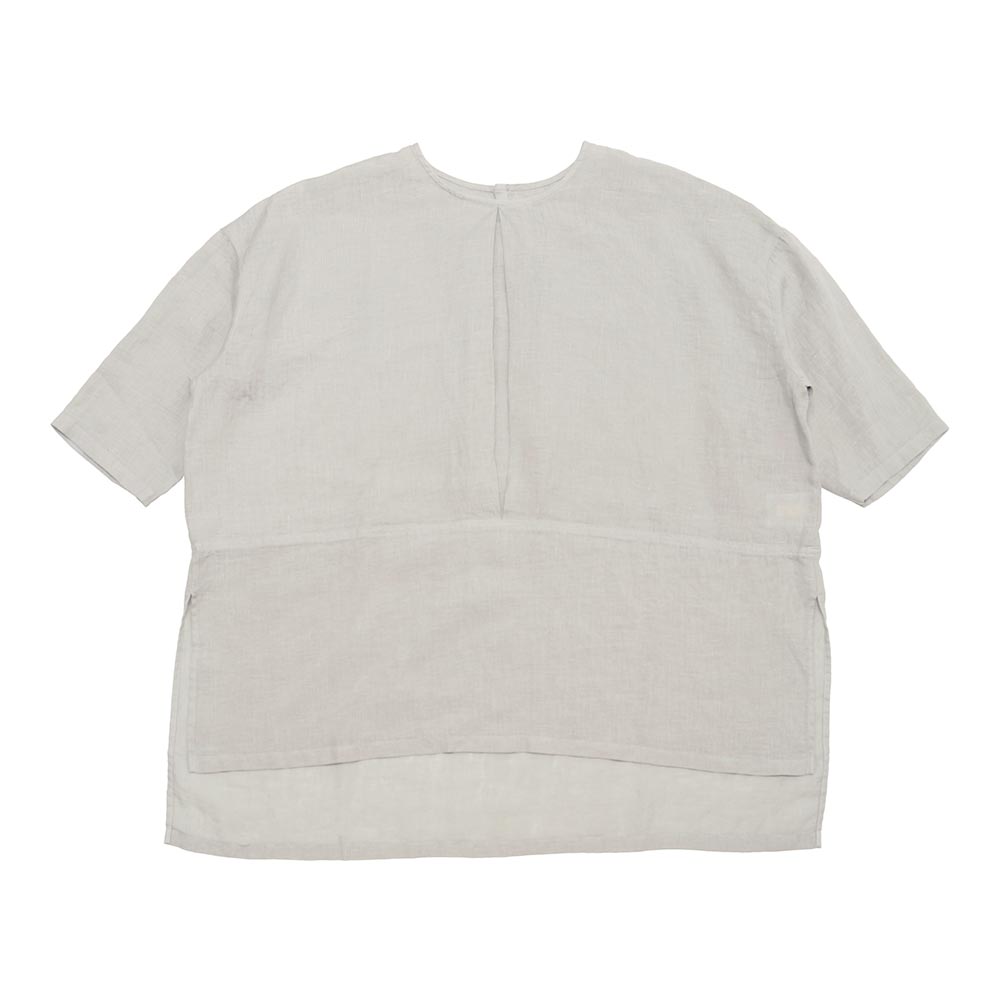evam eva（エヴァムエヴァ） linen tuck Pullover E261T239 : MIDLAND