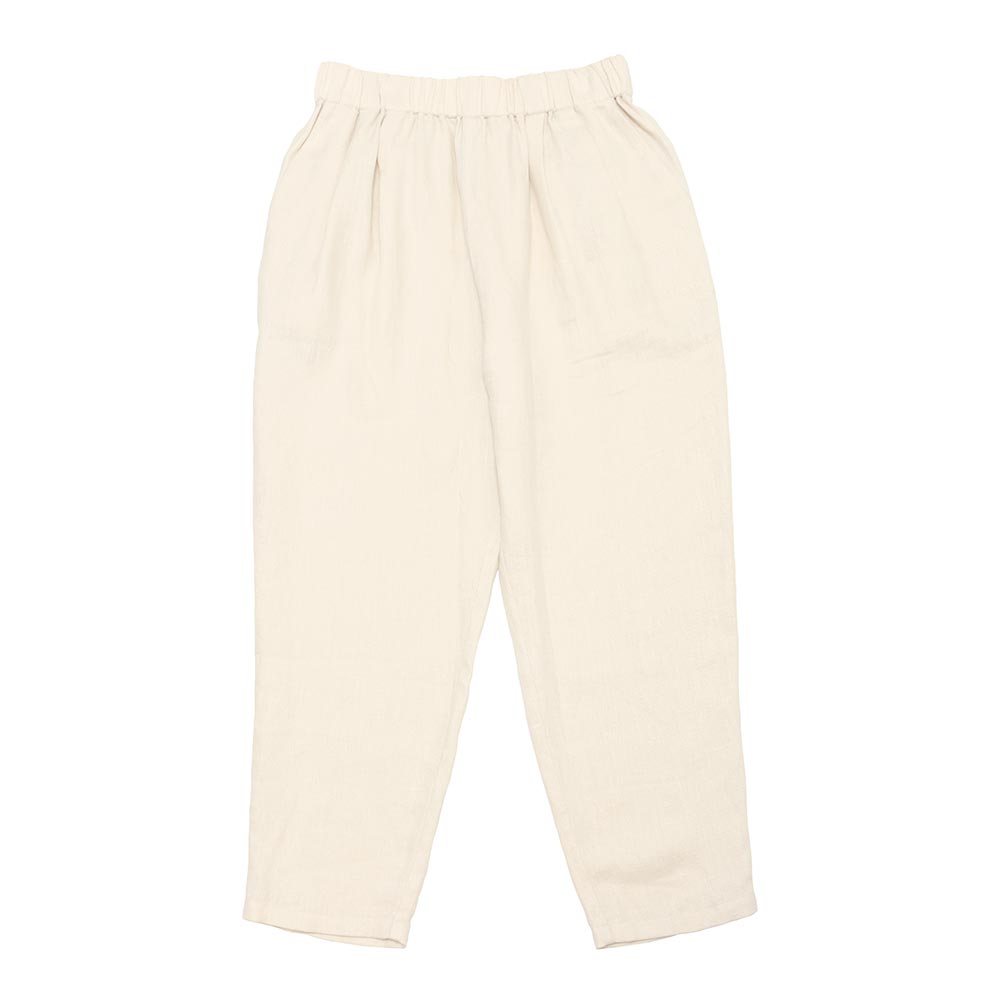evam eva（エヴァムエヴァ） linen tuck pants E261T234 : MIDLAND