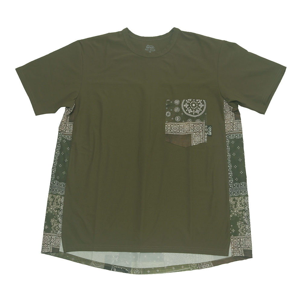ranor バンダナ柄Tシャツ BANDANA TWIST T-SHIRT | ALL TOPS | ranor