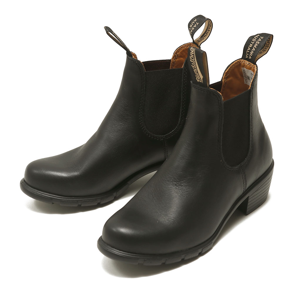 Blundstone 1671ブラック ブーツ 24.5 ブランドストーン Black Leather Heeled Boots, Women's Series 1671 - Blundstone
