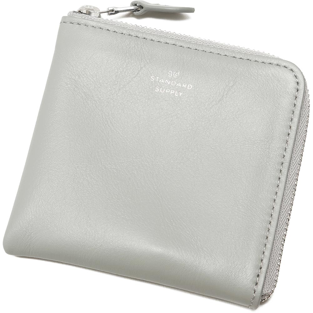 STANDARD SUPPLY L ジップウォレット グレー STANDARD SUPPLY スタンダードサプライ L-ZIP WALLET : MIDLAND