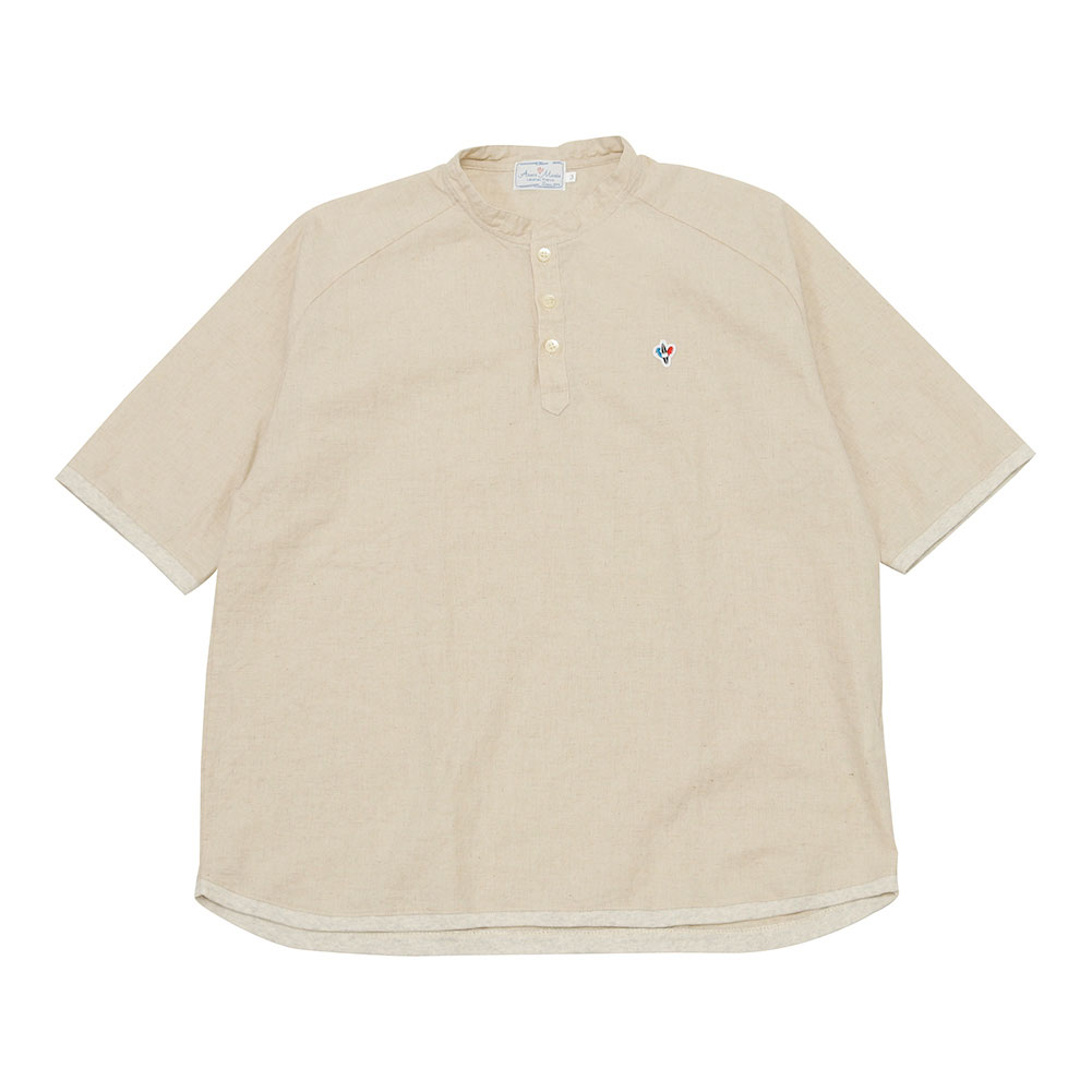 ARVOR MAREE アルヴォマレー FUHAKU STAND POLO COTTON LINEN FHK-STP