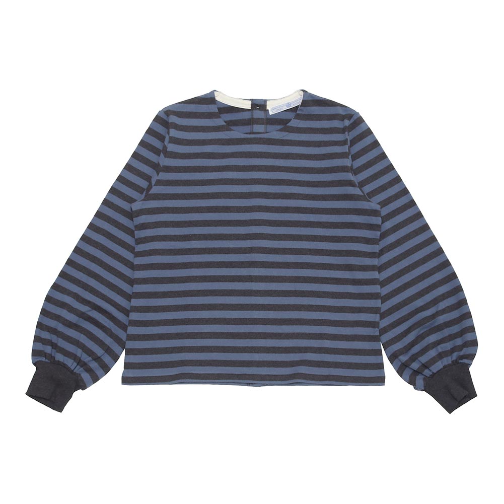 R&D.M.Co- アールアンドディーエムコー 裏起毛BORDER B.B　GATHER　SLEEVE NO.6420/7013