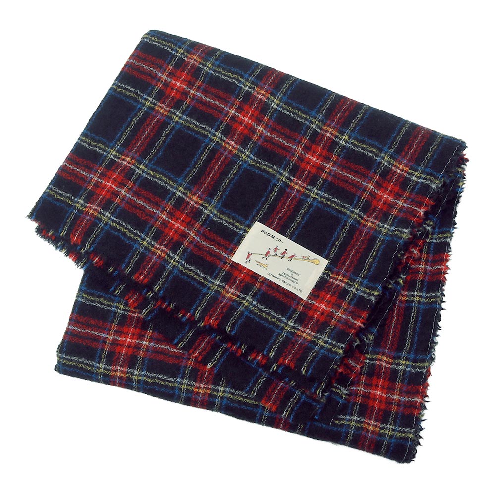 R&D.M.Co- アールアンドディーエムコー WOOL TARTAN CHECK BLANKET NO.6540｜midlandship｜03