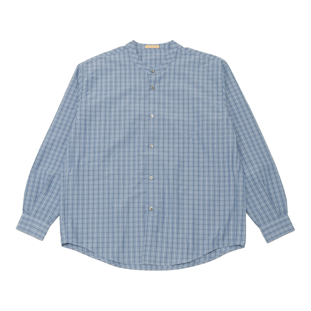 LAMOND ラモンド BAND COLLAR CHECKED SHIRTS LM-S-094-CH｜midlandship｜03