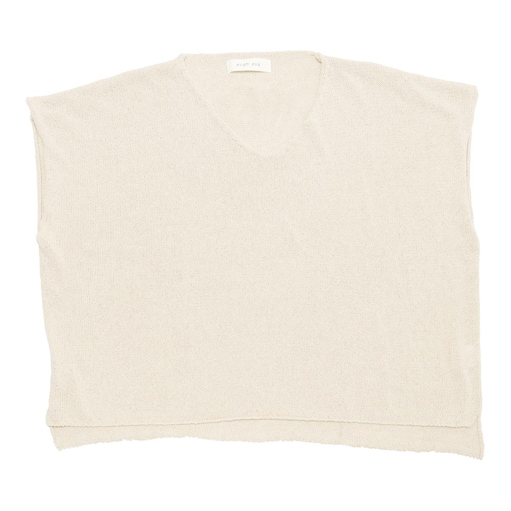 evam eva エヴァムエヴァ coil yam vest E241K133 : MIDLAND