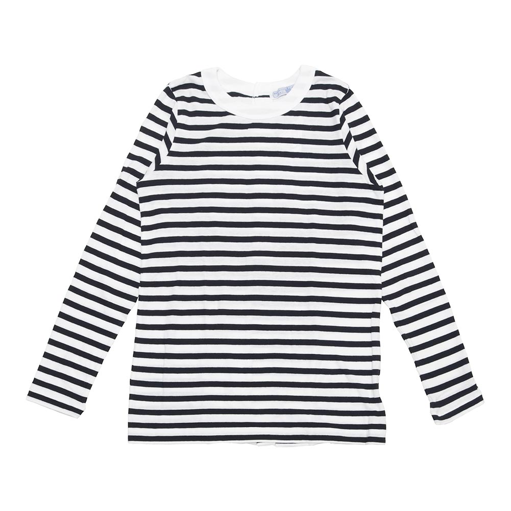 R&D.M.Co- アールアンドディーエムコー GAUZE BORDER BACK BUTTON SHIRT NO.6734 | R&D.M.Co OLDMAN'S TAILOR | 02